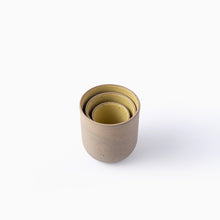 Load image into Gallery viewer, Round Cup Set / Lemon Yellow
